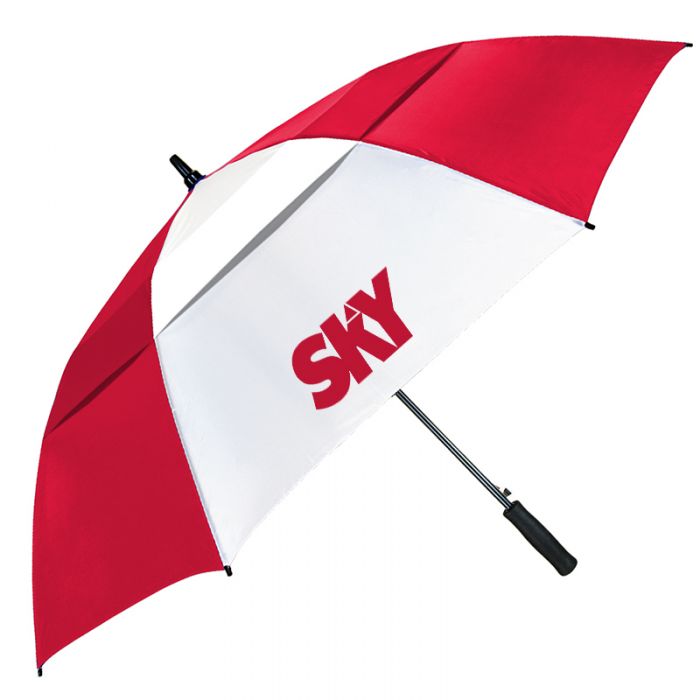 Large golf umbrella with double canopy - Image 5